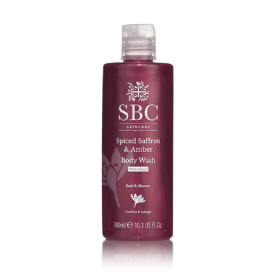 Spiced Saffron & Amber Body Wash with Arnica