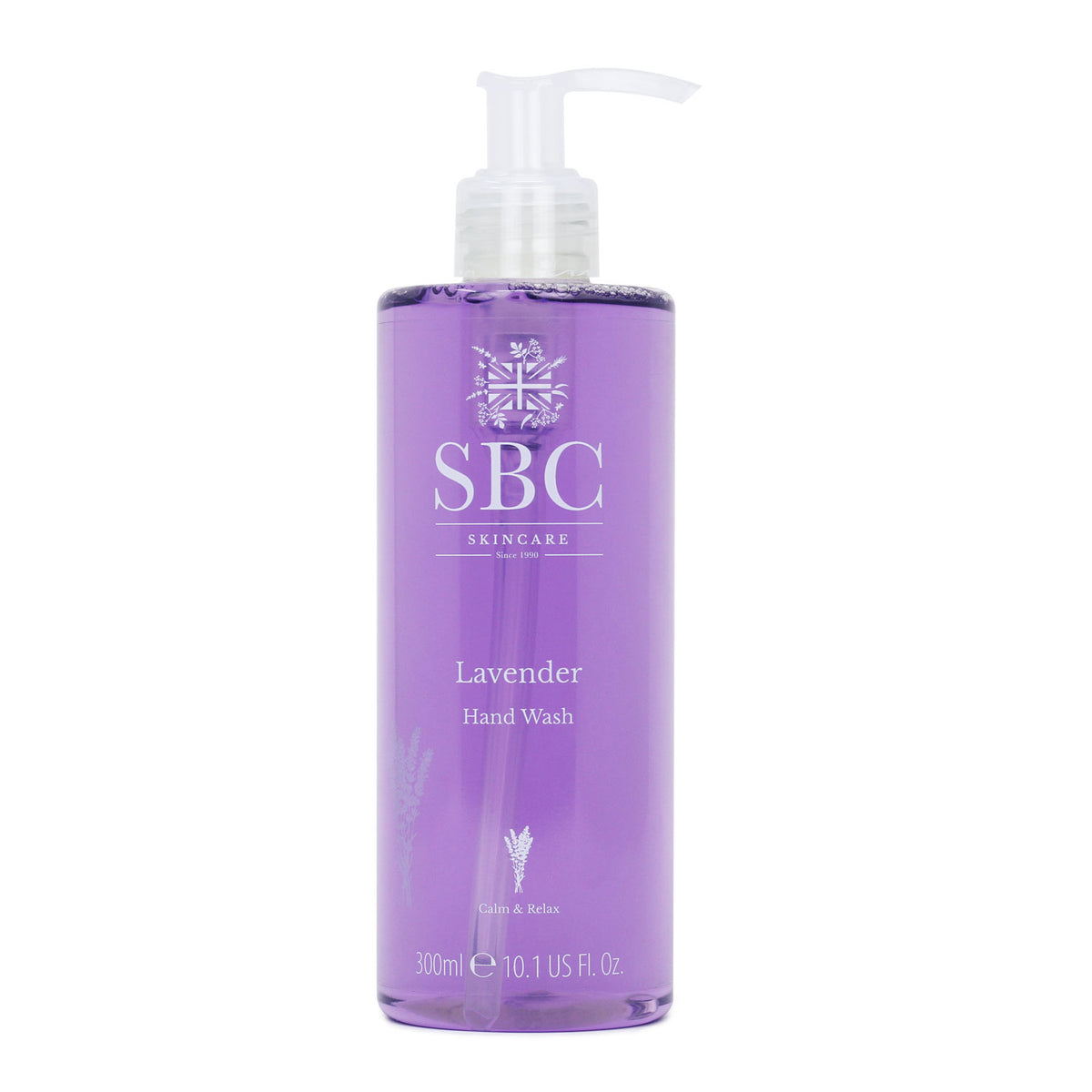 Lavender Hand Wash 300ml on a white background 