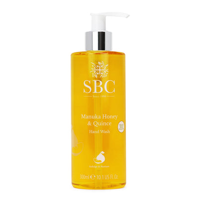 300ml Manuka Honey & Quince Hand Wash on a white background